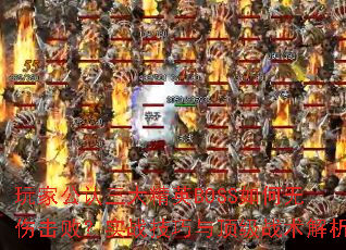 ��ҹ�������ӢBOSS������˻��ܣ�ʵս�����붥��ս������
