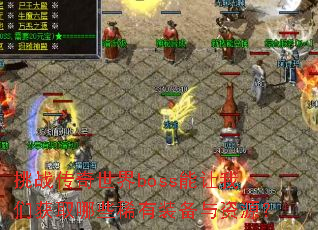 ��ս��������boss�������ǻ�ȡ��Щϡ��װ������Դ��