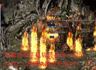 ��Ѫ�����ֻ�������ChinaJoy2016����ο�������ս����